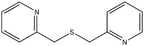 Pyridine, 2,2'-[thiobis(methylene)]bis- Structure