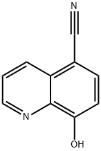 5-Quinolinecarbonitrile, 8-hydroxy- Structure