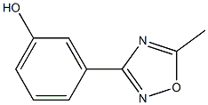 Phenol, 3-(5-methyl-1,2,4-oxadiazol-3-yl)- Structure
