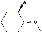 Cyclohexane, 1-bromo-2-methoxy-, trans- Structure