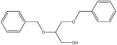 1-Propanol, 2,3-bis(phenylmethoxy)- Structure