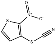 2-nitro-3-thiocyanato-thiophene Structure