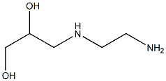 1,2-Propanediol, 3-((2-aminoethyl)amino)- Structure