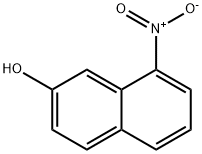 2-Naphthalenol, 8-nitro- 구조식 이미지