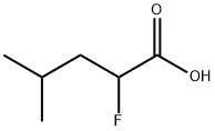 Pentanoic acid,2-fluoro-4-methyl- Structure