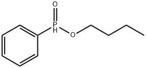 Phosphinic acid, phenyl-, butyl ester Structure