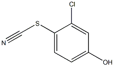 Thiocyanic acid, 2-chloro-4-hydroxyphenyl ester 구조식 이미지