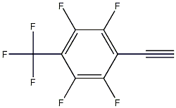 1-ethynyl-2,3,5,6-tetrafluoro-4-(trifluoromethyl)benzene 구조식 이미지