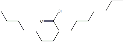 Nonanoic acid,2-heptyl- Structure