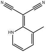 Propanedinitrile, (3-methyl-2(1H)-pyridinylidene)- Structure