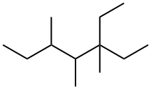 Heptane, 3-ethyl-3,4,5-trimethyl- 구조식 이미지