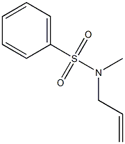 Benzenesulfonamide, N-methyl-N-2-propenyl- Structure