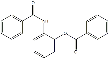 Benzamide, N-[2-(benzoyloxy)phenyl]- Structure