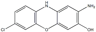 10H-Phenoxazin-3-ol, 2-amino-7-chloro- Structure