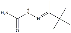 Hydrazinecarboxamide, 2-(1,2,2-trimethylpropylidene)- Structure