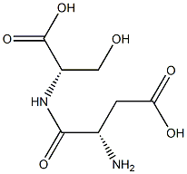 L-Serine, L-a-aspartyl- Structure