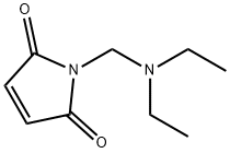 1-(diethylaminomethyl)pyrrole-2,5-dione Structure