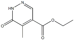 4-Pyridazinecarboxylicacid, 1,6-dihydro-5-methyl-6-oxo-, ethyl ester Structure