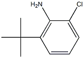 Benzenamine, 2-chloro-6-(1,1-dimethylethyl)- Structure