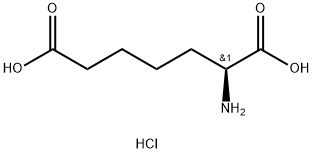 S-2-Aminopimelic acid hydrochloride 구조식 이미지