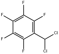 Benzene, (dichloromethyl)pentafluoro- Structure