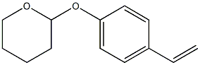 2H-Pyran, 2-(4-ethenylphenoxy)tetrahydro- Structure