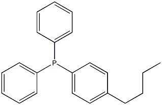 Phosphine, (4-butylphenyl)diphenyl- Structure