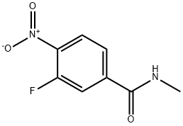 3-FLUORO-N-METHYL-4-NITROBENZAMIDE 구조식 이미지