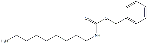 Carbamic acid, (8-aminooctyl)-, phenylmethyl ester 구조식 이미지