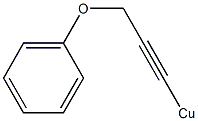 Copper, (3-phenoxy-1-propynyl)- Structure