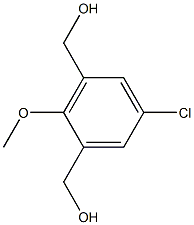 1,3-Benzenedimethanol,5-chloro-2-methoxy- Structure