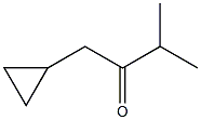 2-Butanone, 1-cyclopropyl-3-methyl- Structure