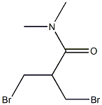 Propanamide, 3-bromo-2-(bromomethyl)-N,N-dimethyl- Structure