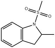 1H-Indole, 2,3-dihydro-2-methyl-1-(methylsulfonyl)- Structure