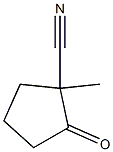 Cyclopentanecarbonitrile, 1-methyl-2-oxo- Structure