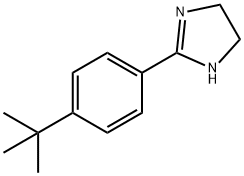 1H-Imidazole, 2-[4-(1,1-dimethylethyl)phenyl]-4,5-dihydro- 구조식 이미지