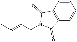 1H-Isoindole-1,3(2H)-dione, 2-(2E)-2-butenyl- Structure