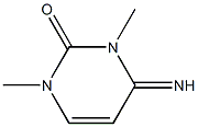 2(1H)-Pyrimidinone, 3,4-dihydro-4-imino-1,3-dimethyl- 구조식 이미지