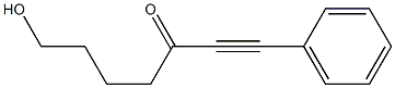 1-Heptyn-3-one, 7-hydroxy-1-phenyl- Structure