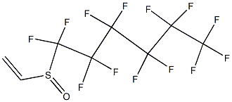 Hexane, 1-(ethenylsulfinyl)-1,1,2,2,3,3,4,4,5,5,6,6,6-tridecafluoro- 구조식 이미지