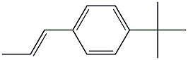 Benzene, 1-(1,1-dimethylethyl)-4-(1-propenyl)- 구조식 이미지