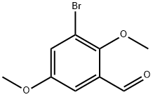 Benzaldehyde, 3-bromo-2,5-dimethoxy- Structure