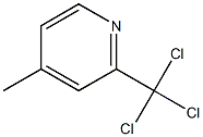 Pyridine, 4-methyl-2-(trichloromethyl)- Structure