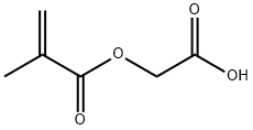 2-Propenoic acid, 2-methyl-, carboxymethyl ester Structure