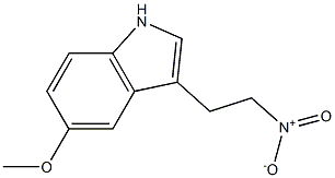 1H-Indole, 5-methoxy-3-(2-nitroethyl)- Structure