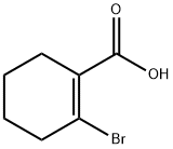 1-Cyclohexene-1-carboxylic acid, 2-bromo- Structure