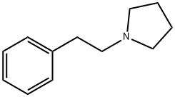 Pyrrolidine, 1-(2-phenylethyl)- Structure