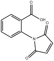 Benzoic acid,2-(2,5-dihydro-2,5-dioxo-1H-pyrrol-1-yl)- 구조식 이미지