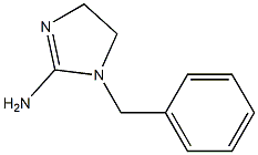 1H-Imidazol-2-amine, 4,5-dihydro-1-(phenylmethyl)- Structure