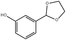 Phenol, 3-(1,3-dioxolan-2-yl)- 구조식 이미지